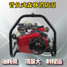便携式背负消防水泵移动是大流量高扬程高压汽油消防泵接力水泵