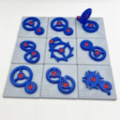 3d打印跨境爆款齿轮教学板科学实验小套装儿童益智教育开发玩具