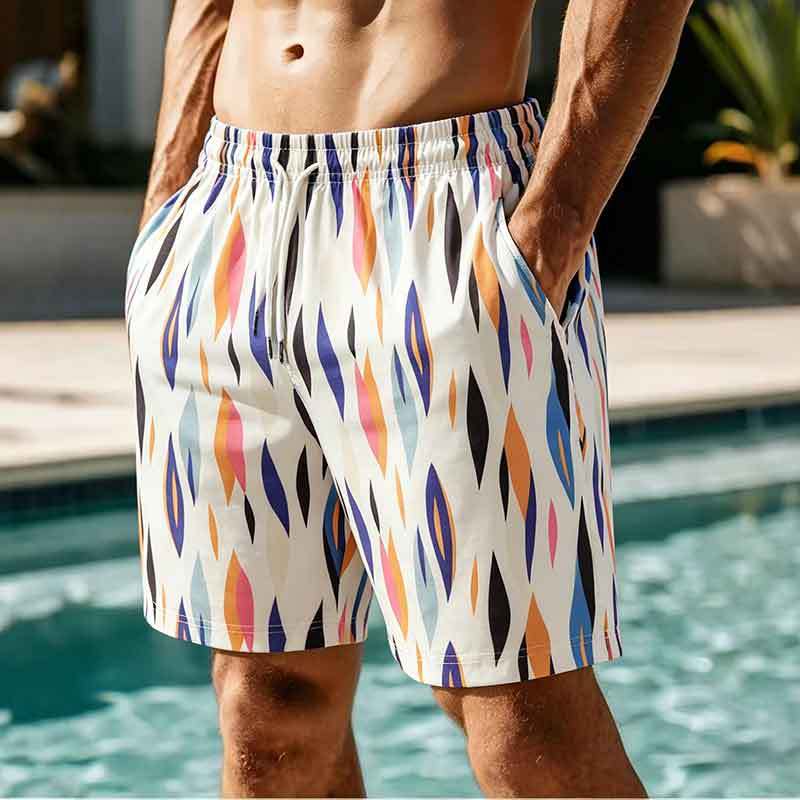 Men's Clothing Men's 3D Sports Shorts Summer Trendy Printed Casual Versatile Straight Leg Pants For Formal & Casual_viptrois.com