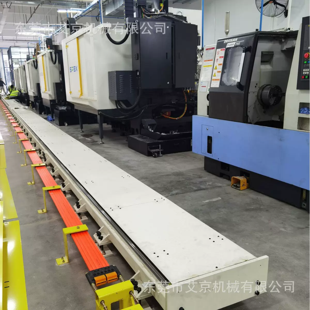 厂家专业设计高精度直线机器人轨道 发那科机器人搬运速送轨道