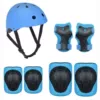 Blue helmet, protective gear, set, 7 pieces