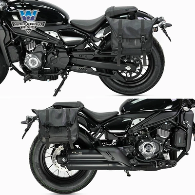bumper modification parts, Motorcycle bumper - 450cl-c-left-right-fine-lines-black-helmet-bag-can-hold-full-helmet