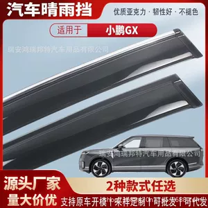 Suitable for XPeng GX car window sun and rain visors, acrylic car rain guards, rain deflectors, and exterior modification
