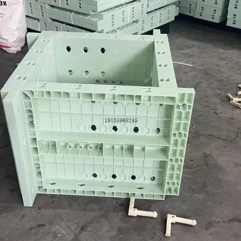 可调节塑料方柱模板ABS塑钢方形柱子模具调节尺寸柱子混凝土模具