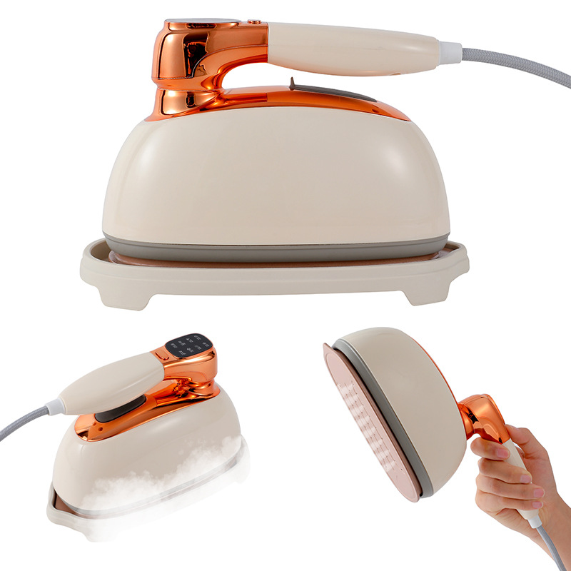 2025 Handheld Garment Steamer with 8 Functions, 17-Hole Steam Electric Iron, Foldable Portable Ironing Machine with Ceramic Soleplate