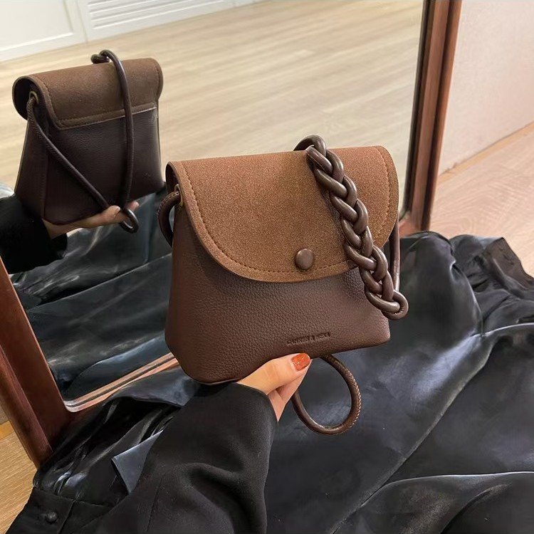 Borsa a tracolla da donna vintage unica con un tocco di alta gamma, nuova borsa a tracolla alla moda autunno e inverno, borsa a secchiello versatile per_voghion.com