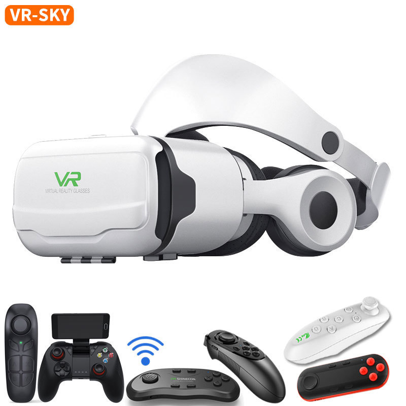 Cross-Border Wholesale Qianhuan Magic Mirror G02Ef High-Definition Mobile Phone 3D Smart Virtual Reality Head-Mounted Vr Glasses