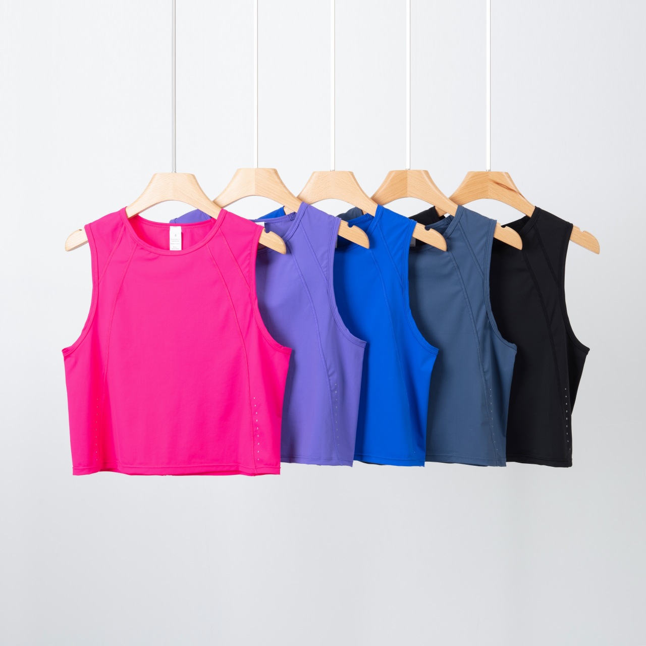 Women's Cross-border New Sports Tank Top with Back Mesh Sculpt Shorts Sleeveless Top Breathable Fitness Yoga Wear