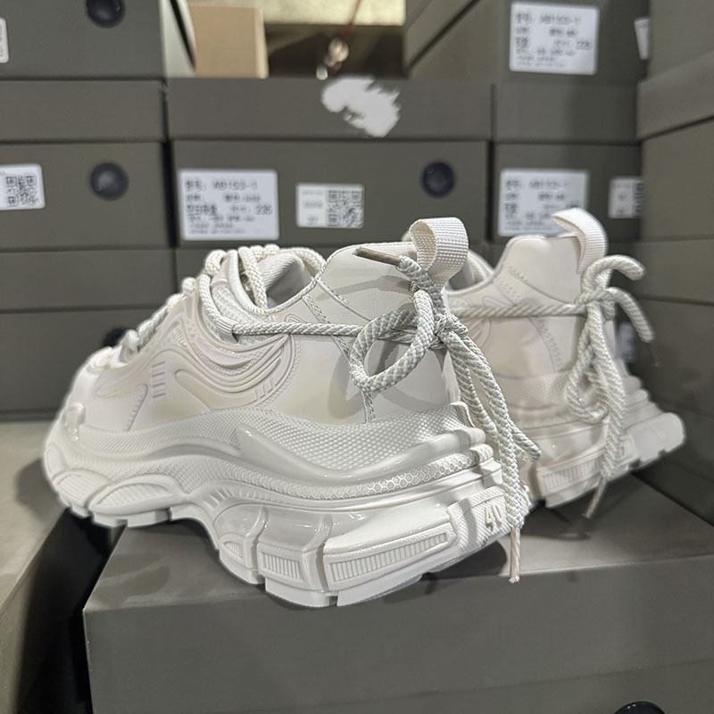 【High-end Version】Simple Design Women's Sneakers, White Thick-soled Shoes, Versatile Dad Shoes for Women, Trendy 【High-end Version】Simple Design Women's Sneakers, White Thick-soled Shoes, Versatile Dad Shoes for Women, Trendy