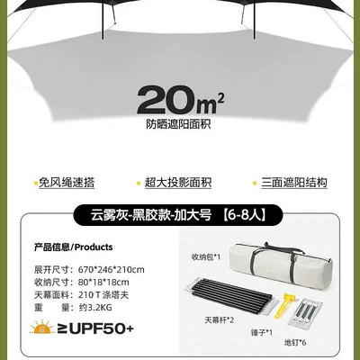 Awning, Sun Protection, Wind-Free – Avtomobil yan çətirləri