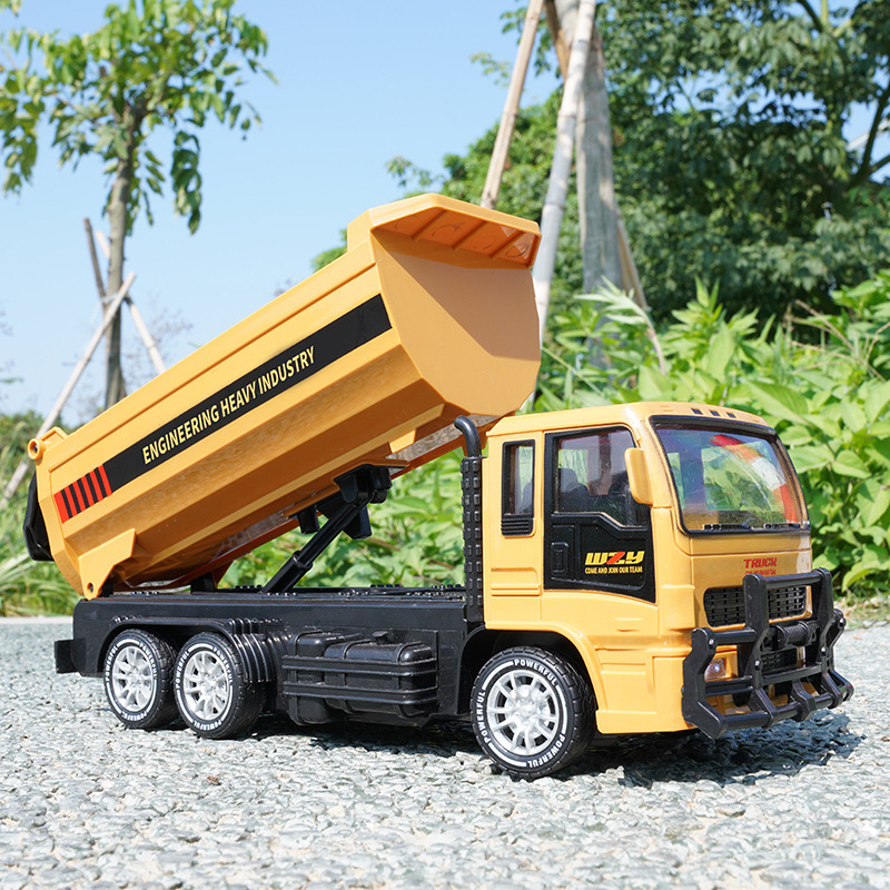 Alloy Remote Control Transport Truck Dump Truck Engineering Vehicle Dump Truck Simulation Toy Car Large Truck Boy Truck