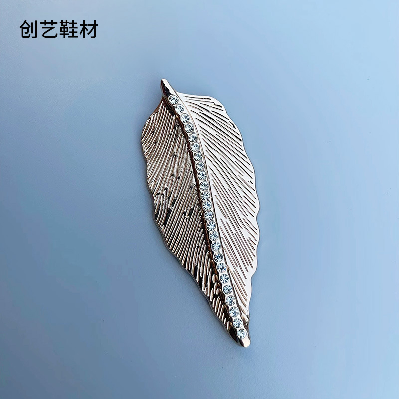 Transfronterizo nuevo tacones altos zapatillas de moda hebilla de metal de aleación de zinc hardware de equipaje hebilla de Cuello de camisa hebilla decorativa