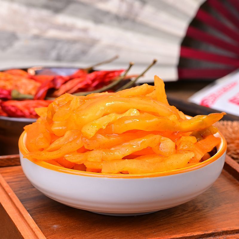 特价】去皮榨菜丝正宗涪陵特产咸菜不辣下饭菜开胃一整箱|undefined