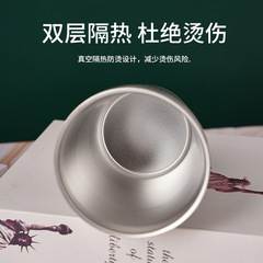 304 stainless steel cup double-layer insulated hammered water cup restaurant thickened beer cup juice tea cup coffee cup