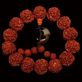 尼泊尔大金刚手串牛骨海柳蜜蜡羊角五瓣佛珠金刚菩提子批发手链夏