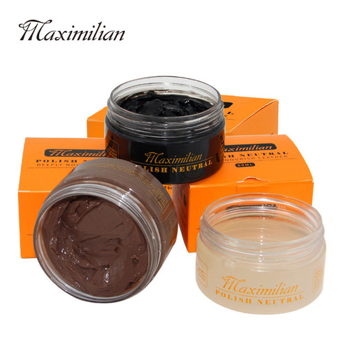 Leather jacket leather sheep oil genuine leather shoe polish black colorless brown shoe polish 80ml