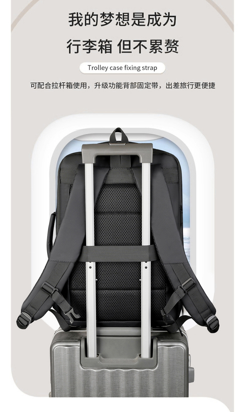 Backpacks for men, laptop bags for leisure and business travel, large-capacity schoolbags for middle school students, backpacks for men on business trips undefined