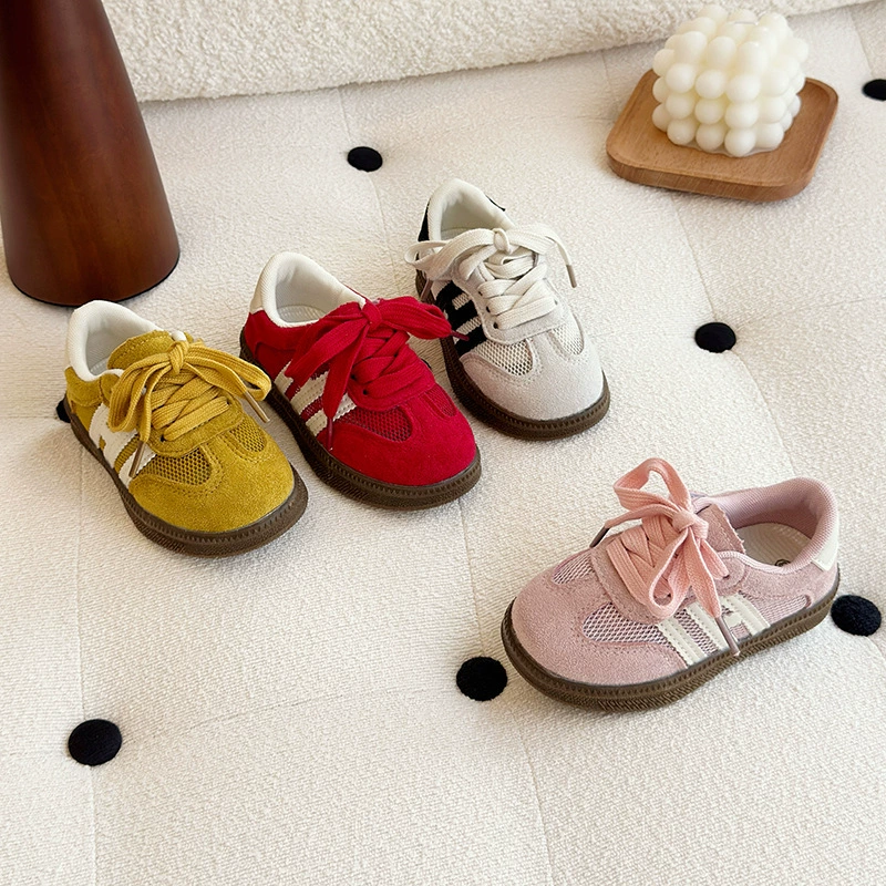 Детские кроссовки весна-лето, дышащая сетка, повседневные, 2025, новые спортивные кроссовки для мальчиков, легкие, мягкая подошва, сетчатые.