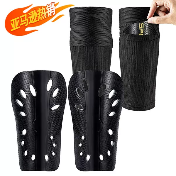 Amazon's Best-Selling Football Shin Guards with Cover and Sock Set, Double-Layer High-Elastic Insert Pockets, Sports Protective Gear for Adults and Children