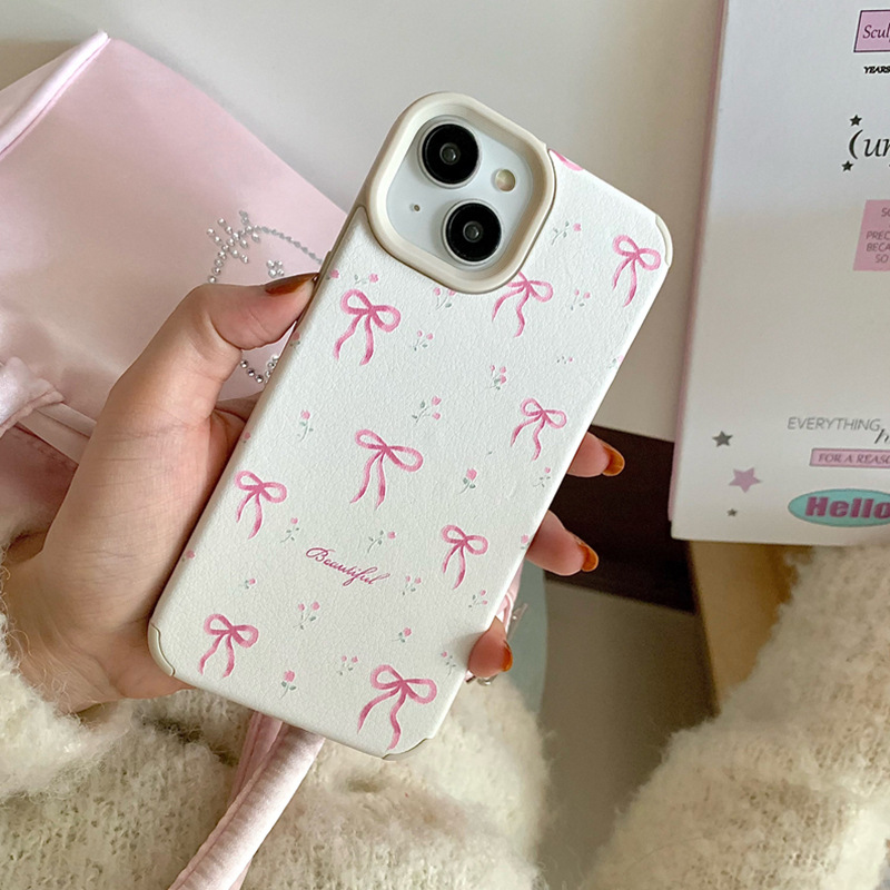 45g Weight iPhone Applicable Brands Phone Cases Classification tpu Material Ditsy Floral, Bow Knot Pattern Cartoon Style, Cute Style Tpu Ditsy Floral Bow Knot Cartoon Style Cute Phone Cases Phone Accessories 10