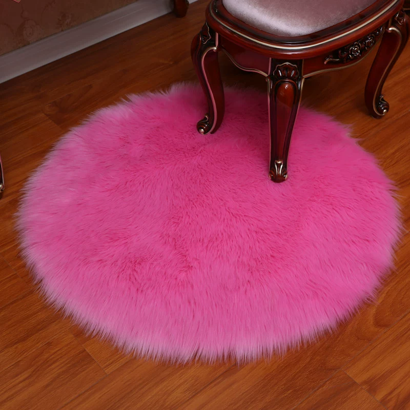 Round Modern Carpet, Simple Elegant Design, Multiple Colors, Diameters 30–180 cm