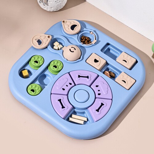 Pet Supplies Amazon Cat Hole Track Ball Slow Food Treasure Hunt Puzzle Cat Toy Funny Cat Stick Dog Slow Food Plate
