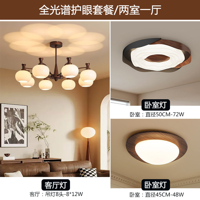 Lámpara de la sala de estar de estilo medieval atmósfera americana comedor sala de estar luces principales retro francesa Nanyang estilo lámparas de dormitorio