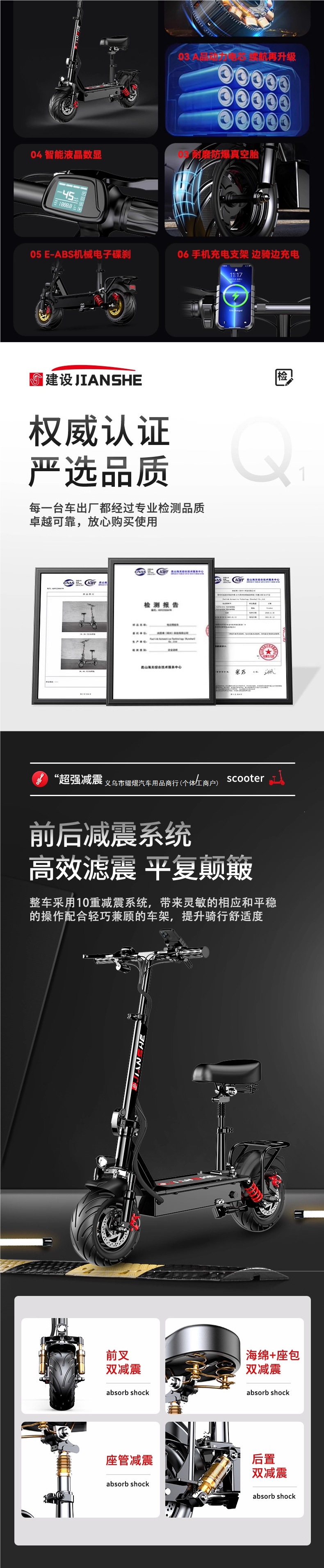 Construction of electric scooters, electric vehicles for ride-hailing, foldable electric two-wheeled vehicles, small vehicles, mini electric scooters