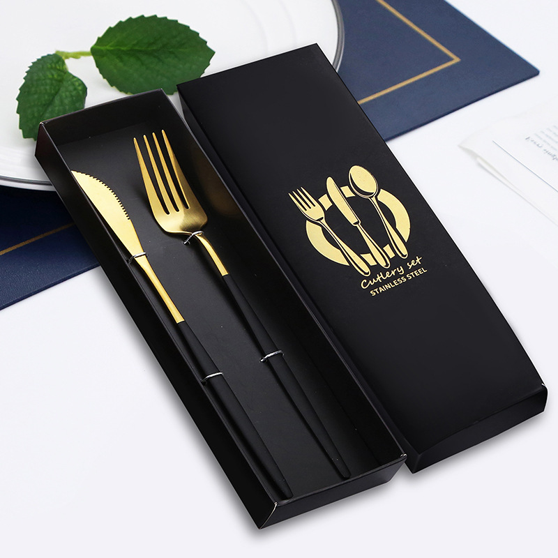 Stainless Steel Portuguese Knife and Fork Two-Piece Gift Box Set Steak Knife, Fork, Spoon, Chopsticks, Commercial Gift Tableware Stainless Steel Portuguese Knife and Fork Two-Piece Gift Box Set Steak Knife, Fork, Spoon, Chopsticks, Commercial Gift Tableware
