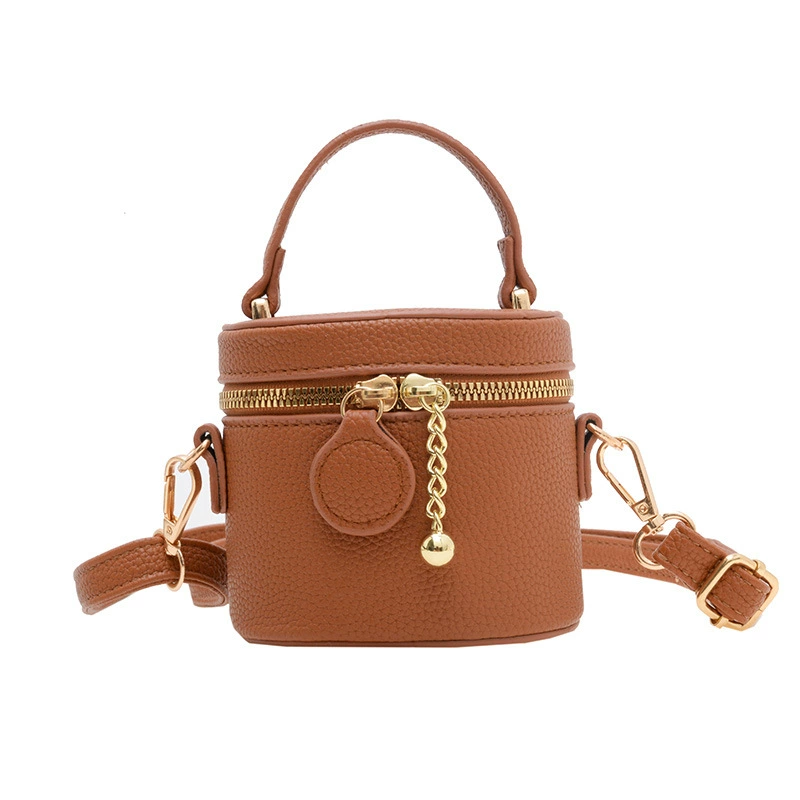 Fashionable one-shoulder bag, accessory, small children's bag, Korean style, simple and elegant design