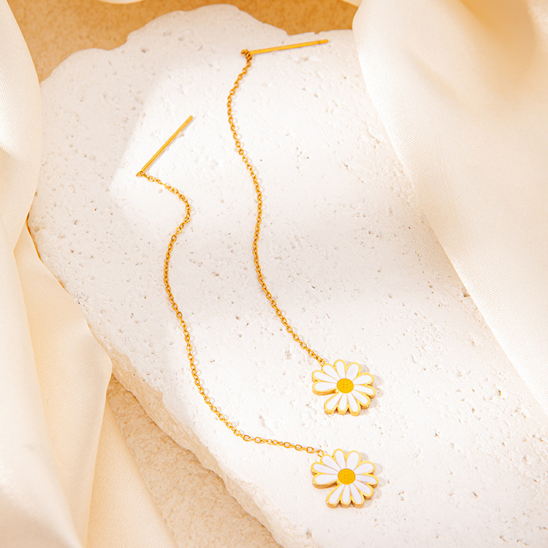 6g Weight 0.03µm Gold Plating Thickness Electroplated Gold Plating Process 201 Stainless Steel Ear Needle Material Golden Plated Plating Material Stone-Free Inlay Material Earrings Classification 1 Pair Quantity Daily Occasion 201 Stainless Steel Material Heart Shape, Flower, Butterfly Pattern Women's Gender IG Style Style Inlay Craft 1 Pair IG Style Heart Shape Flower Butterfly Inlay 304 Stainless Steel Shell Drop Earrings 12