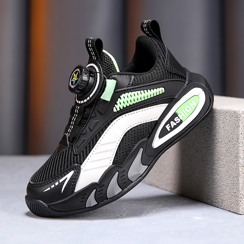 2025 zapatos de deporte transpirables con suela suave de malla zapatos casuales para niños huecos de verano para niños zapatos para correr