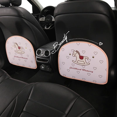Car Anti-Kick Mat for Rear: Chair back anti-kick pad