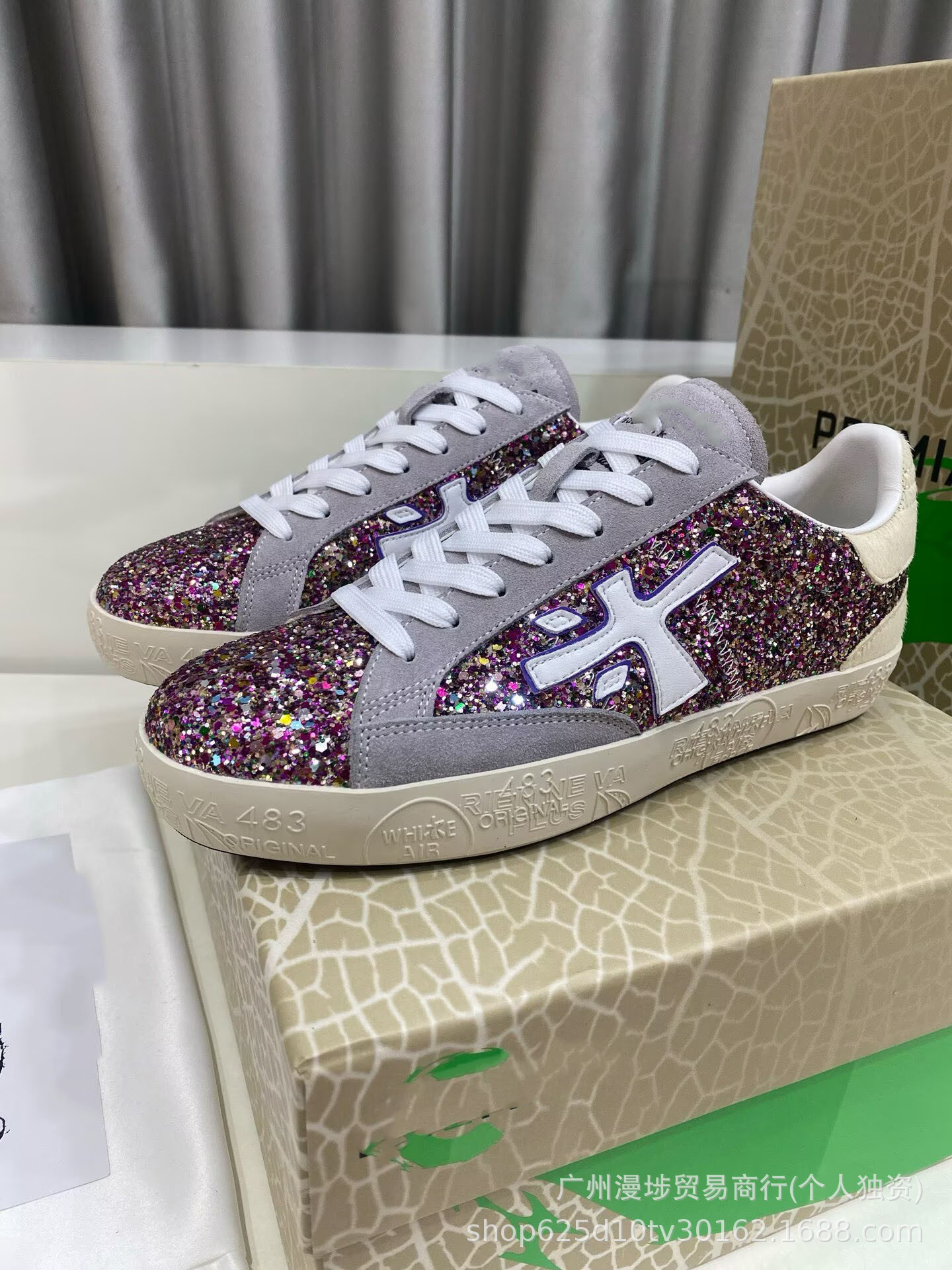 Other Mizi Board Shoe Low Purple Glitter