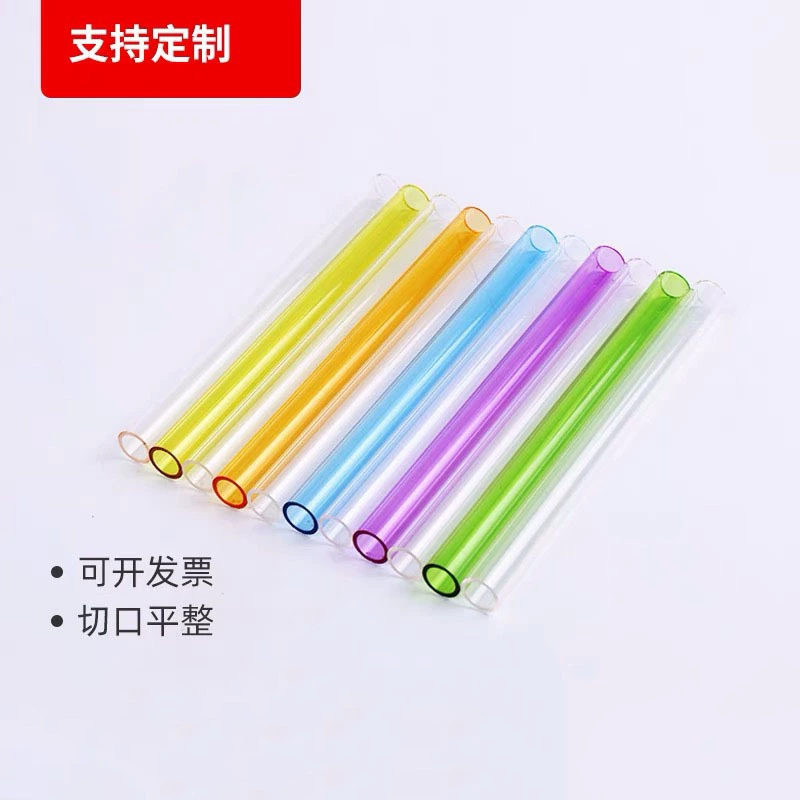 Трубка из органического стекла, цветная акриловая трубка, трубка из ПММА, цветная прозрачная круглая трубка, цветная трубка с вырезанным световодом, нулевой вырез