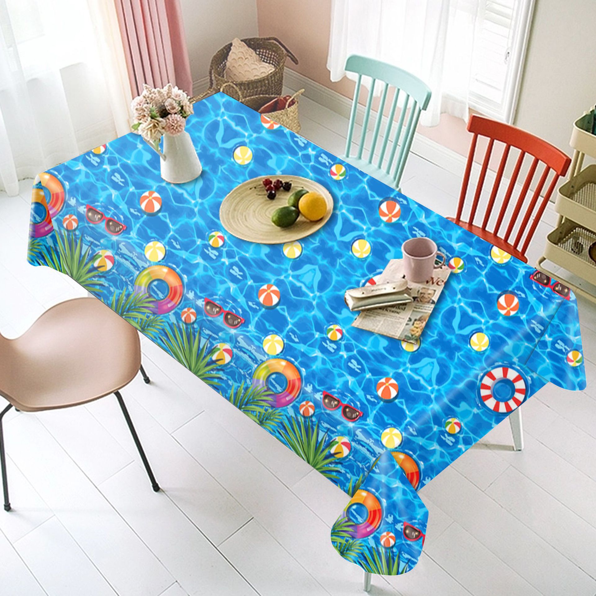110g Weight Tablecloths Home Textiles & Decor Type Decorative Props Event & Party Supplies 1 Piece Quantity Party Occasion Plastic Material Birthday Festival Letter, Balloon Pattern Birthday Style Birthday Birthday Letter Balloon Plastic Party Decorative Props Tableware 1 Piece 14