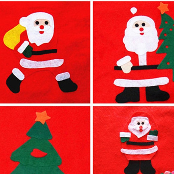 Transfronterizos Amazon Santa Claus bolsas multiestyle paquete de dulces bolsas de regalo para niños pequeños bolsas de decoración al por mayor
