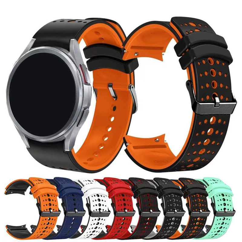 Suitable for Samsung Galaxy Watch 7 6 5/4 40Mm/44Mm/43/47Mm Breathable Seamless Silicone Strap Suitable for Samsung Galaxy Watch 7 6 5/4 40Mm/44Mm/43/47Mm Breathable Seamless Silicone Strap