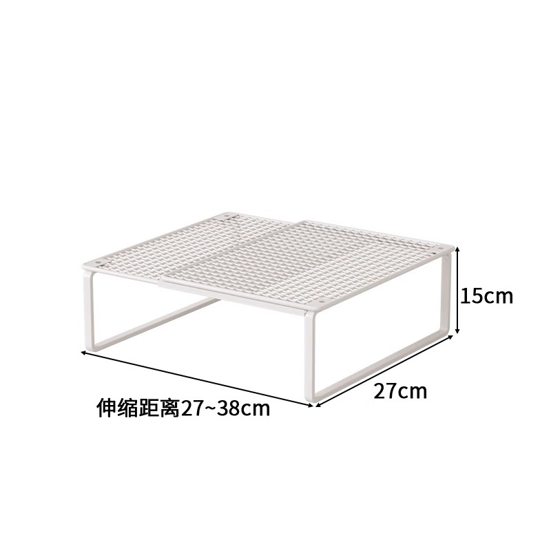 ☆★화이트 [확장형] 길이 27-38CM 폭 27CM 높이 15CM 단층☆★