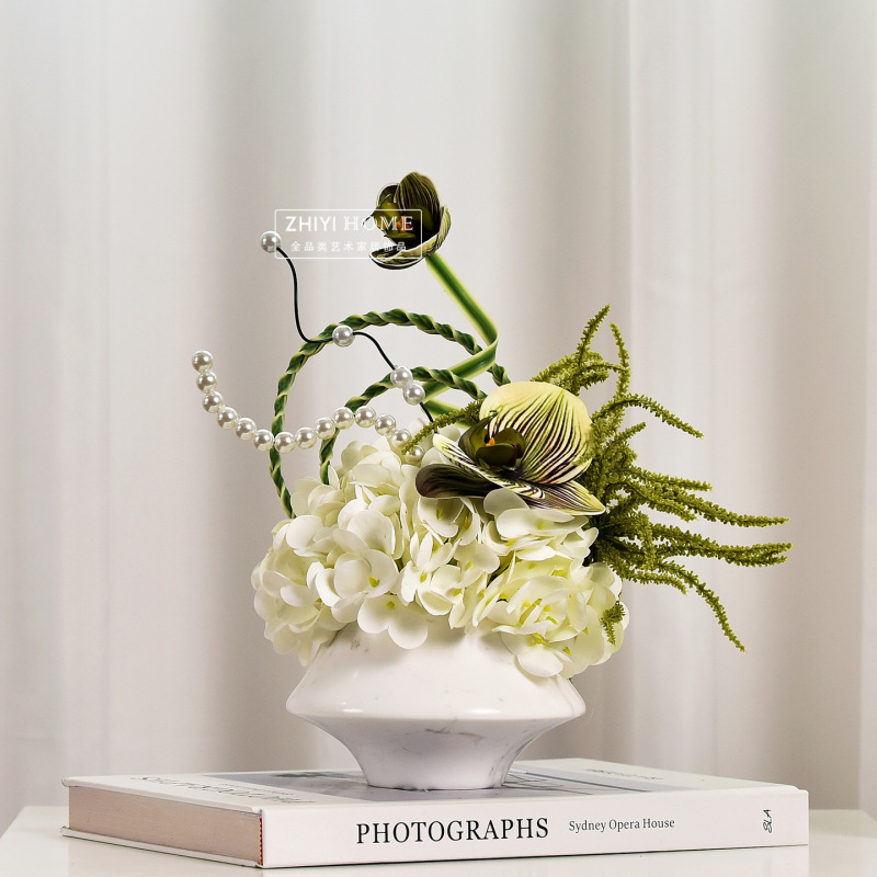 Modern Light Luxury Minimalist Marble Flower Pot, Yellow Cave Stone Moss Pot, Flower Arrangement Ornament, Niche High-End Homestay Aromatherapy Modern Light Luxury Minimalist Marble Flower Pot, Yellow Cave Stone Moss Pot, Flower Arrangement Ornament, Niche High-End Homestay Aromatherapy