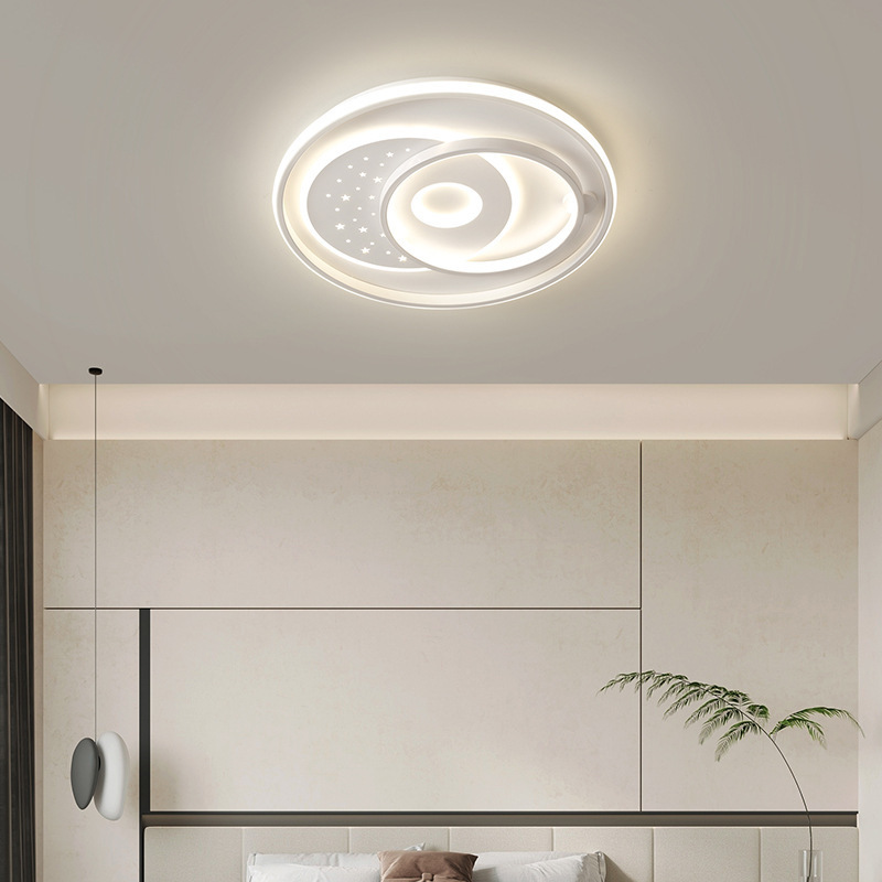 Paquete Zhongshan nueva lámpara iluminada lámpara de techo 2023 lámpara simple sala de estar lámpara de techo de Año Nuevo moderno dormitorio completo