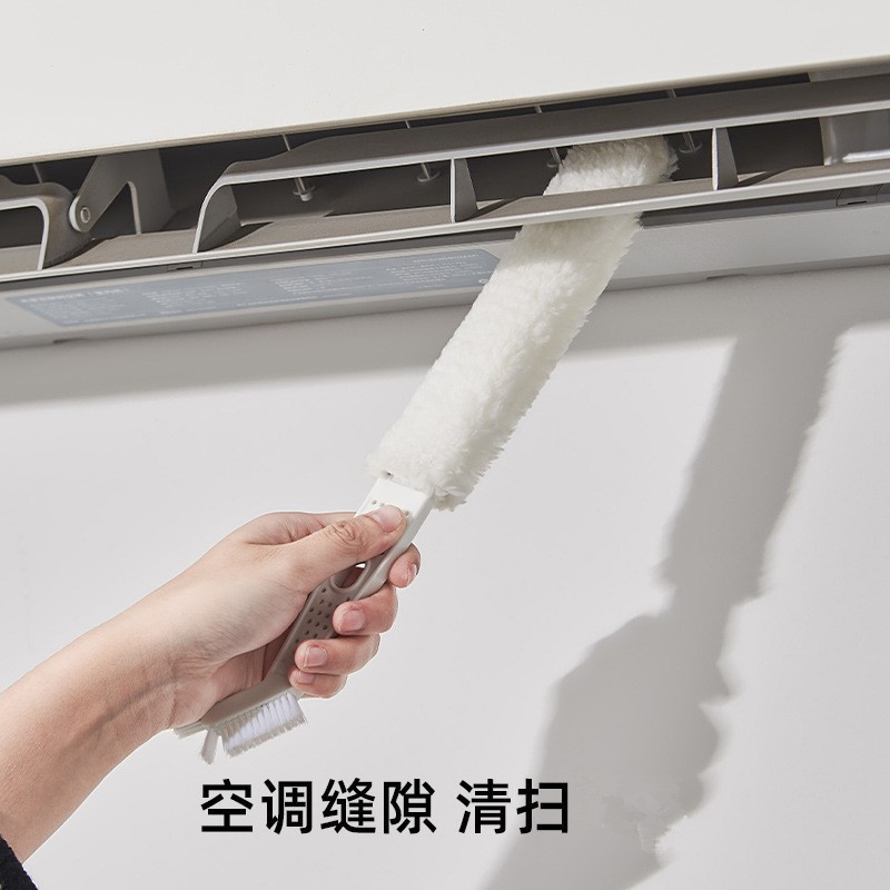 Removable and Replaceable Air Conditioning Outlet Cleaning Brush Dust Duster Blind Gap Filter Cleaning Dust Duster Double Head