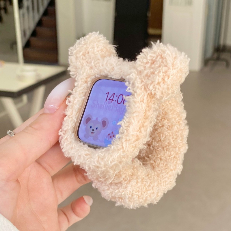 Cute Cake Handmade Plush Suitable for AppleWatch9 Apple Watch with S10 Generation iwatch8765SE