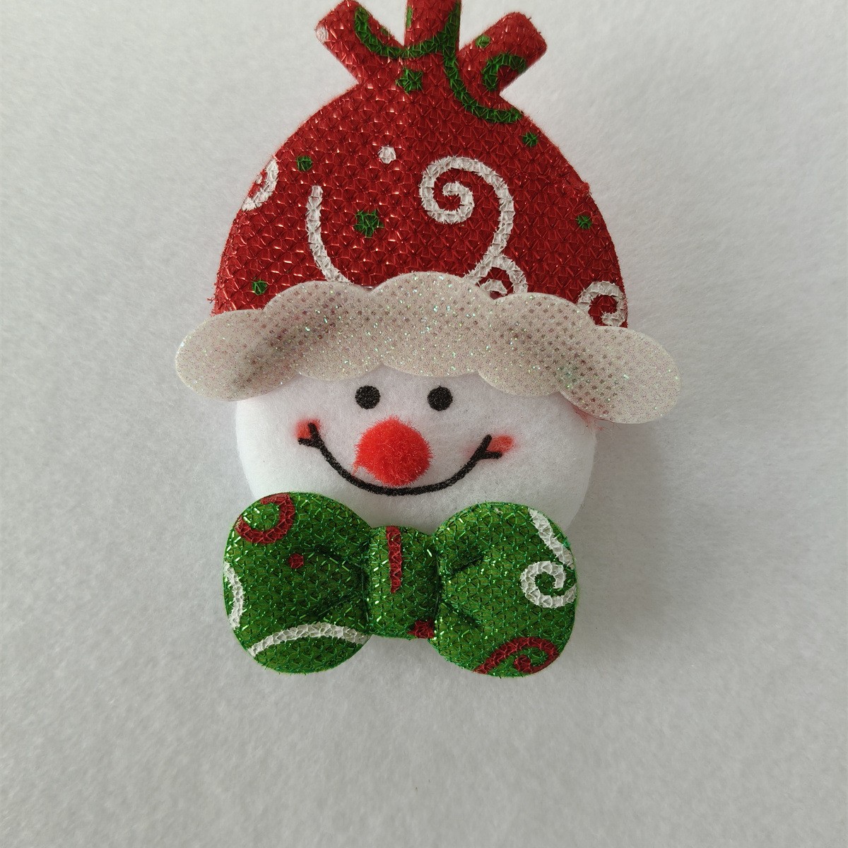 Nuevos dibujos animados de Navidad renos muñeco de nieve Papá Noel accesorios de árbol de Navidad esponja de ciervo arnés accesorios de tocado