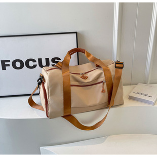 Bell Travel Bag Women's Lightweight Satchel Large Capacity Short-distance Out Student Luggage Bag Cosmetics Bag Sports Bag