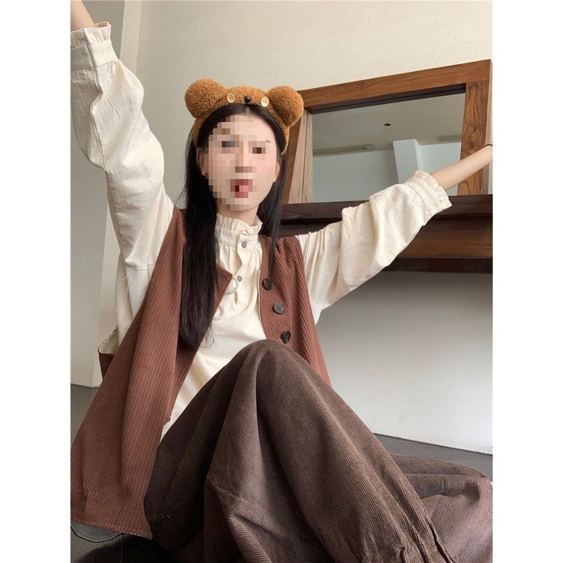 棉麻女装森系田园风套装一整套文艺慵懒风日系风格穿搭秋季小个子|undefined