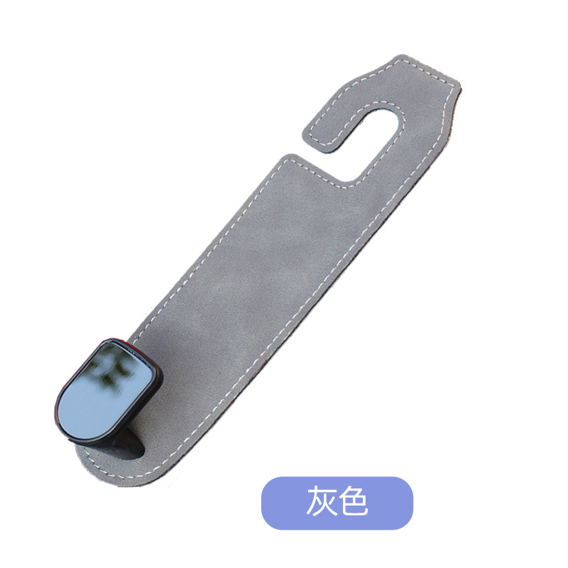 Asiento trasero del coche gancho oculto gamuza invisible coche interior y bolsa trasera gancho de almacenamiento de objetos pequeños