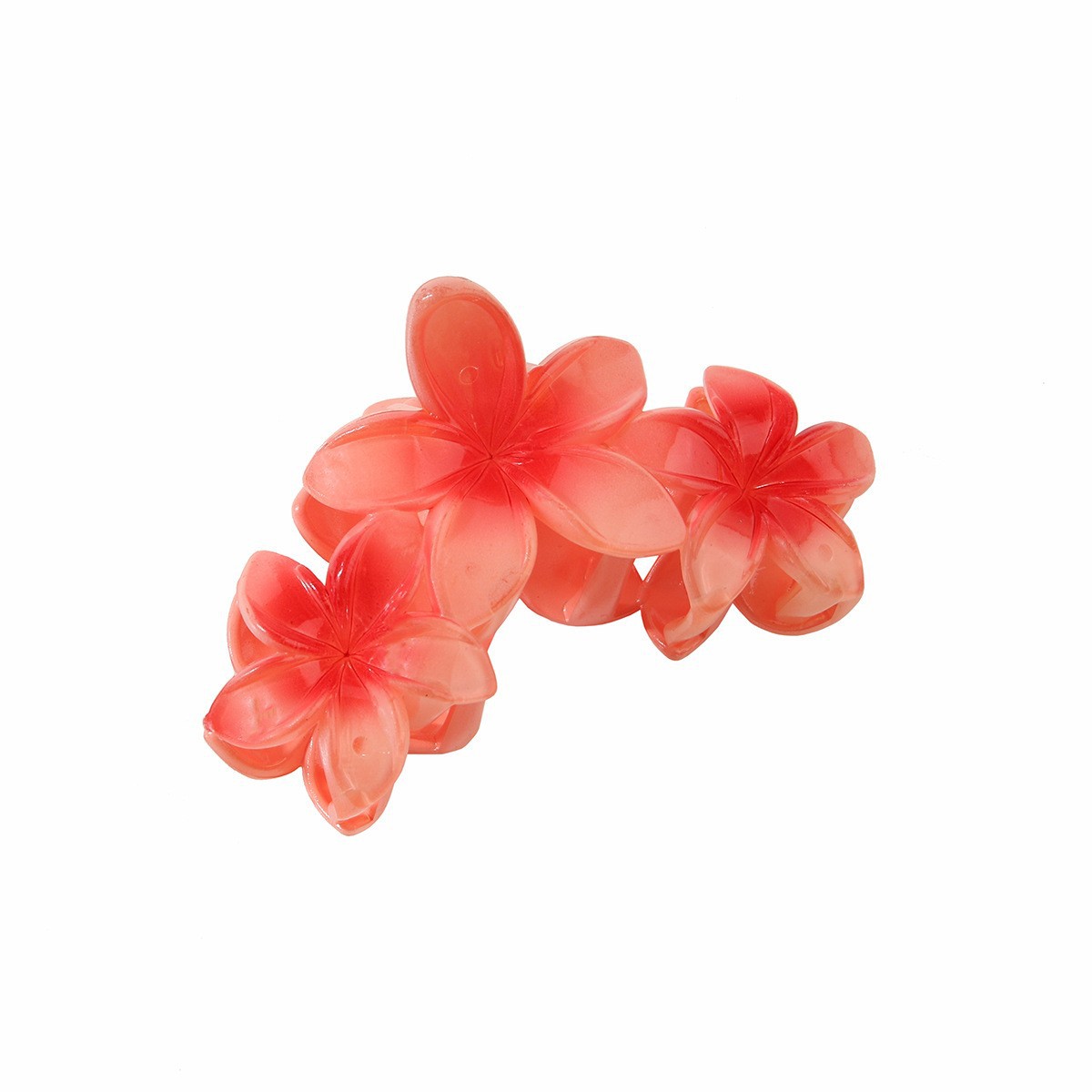 77g Weight Hair Claws Hair Accessories Type 1 Piece Quantity Casual, Daily Occasion Plastic Material Plumeria Pattern Women's Gender Classical Style Classical Women's Plumeria Plastic Hair Claws 5