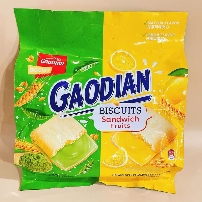 高点泰式虾片烧烤味香辣味玉米球果味软芯饼干网红休闲解馋小零食|undefined