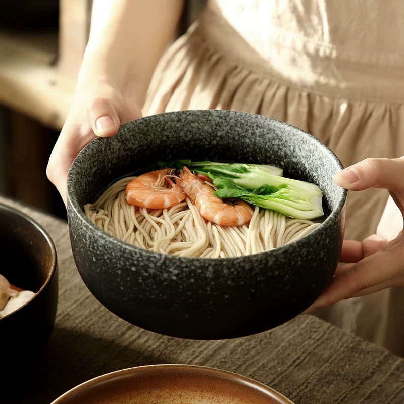 Посудa японская творческая для учащихся начальной школы, большой керамический набор